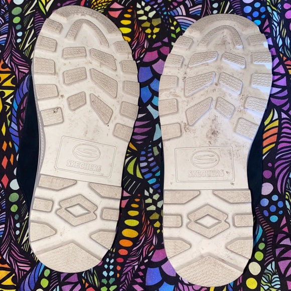 Skechers Comfy Fur Suede Sneaker Slides EUC - Picture 5 of 7